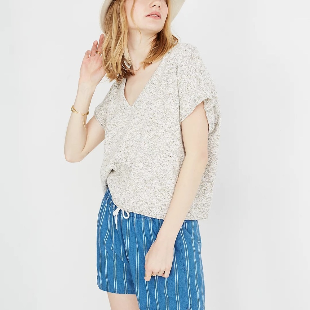 Madewell Boxy Crop Sweater sz xxs